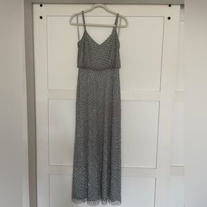 Adrianna Papell Beaded Maxi Dress